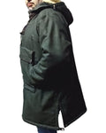 New model Bespoke Green Anorak Camping , You will be ready for adventure, Best Protection For Cold, Full Handmade 99percenthandmade