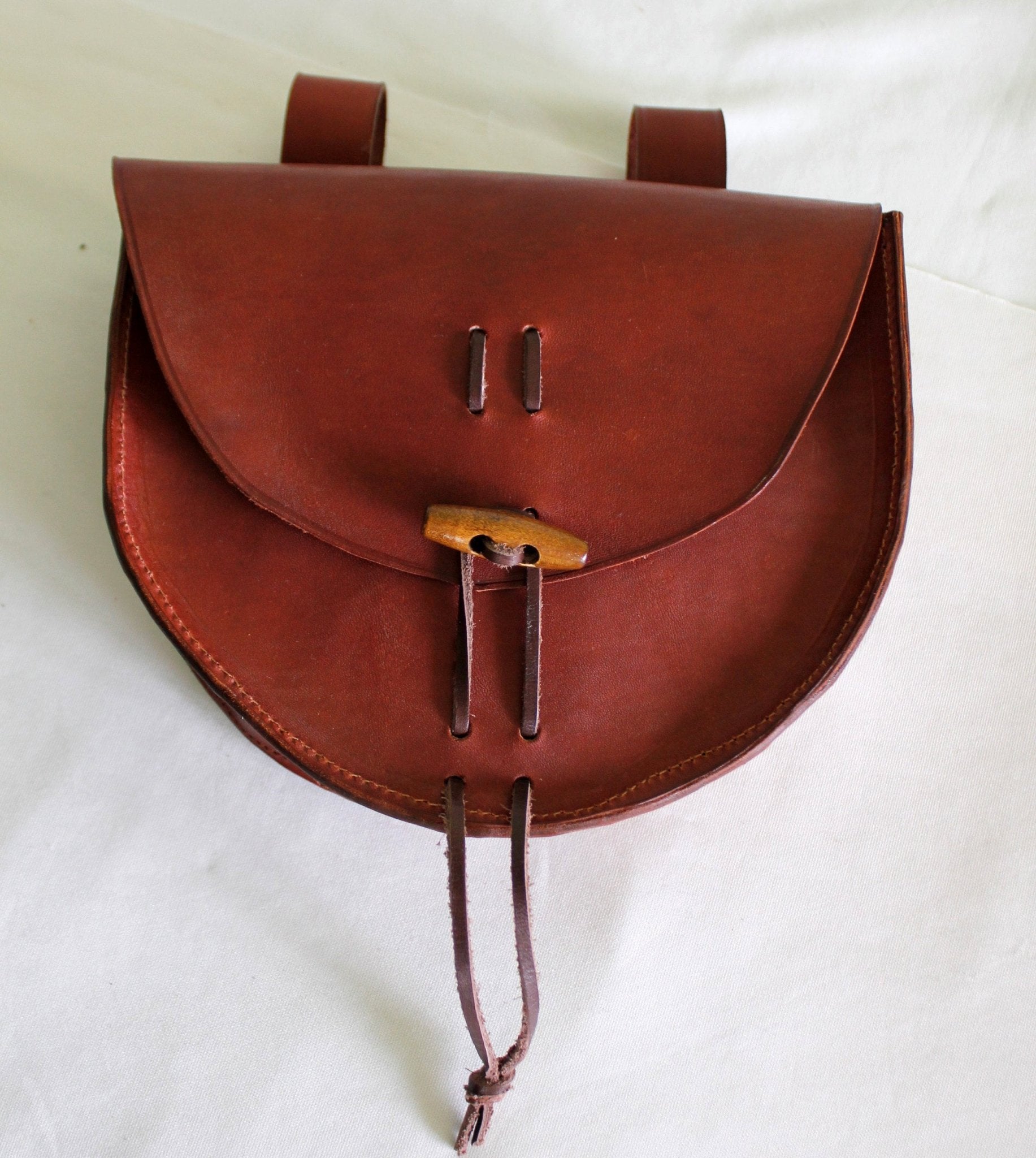 Leather Survival Waist Pack set with Belt Suspender Kit  99percenthandmade   