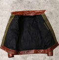 Leather Waxed Canvas Jacket | Biker Jacket | Handmade Jacket  | Tailored Jacket  99percenthandmade   
