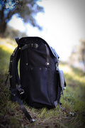 Limited Bestseller Custom Genuine Black Waxed Canvas with Leather Details Backpack for Travel, Camping | 60 Liters | Personalization  99percenthandmade   