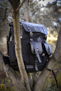 Limited Bestseller Custom Genuine Black Waxed Canvas with Leather Details Backpack for Travel, Camping | 60 Liters | Personalization  99percenthandmade   
