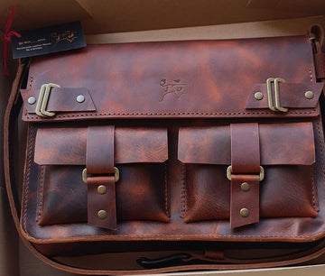 Limited Edition Handmade Leather Purse Crossbody Suitable For Laptop  | Leather Bag | Leather Purse Crossbody  99percenthandmade   