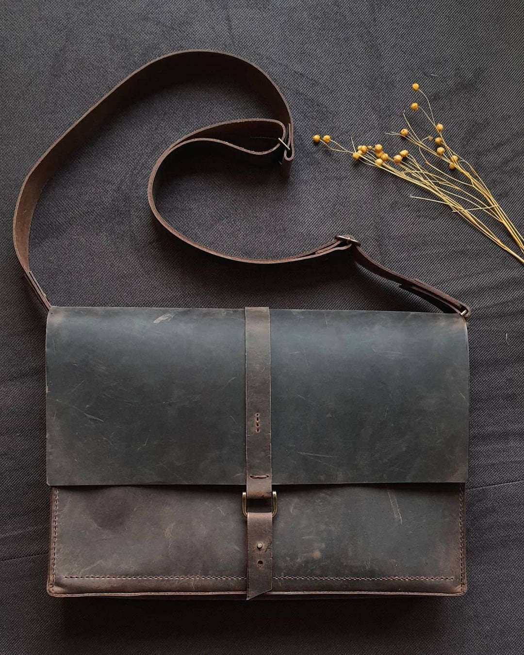 Limited Elegant Handmade Leather Purse Crossbody Suitable For Laptop  | Leather Bag | Leather Purse Crossbody  | For Special Discont PM Me  99percenthandmade   