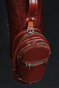 Limited | Reddish Brown Color | Handmade Leather Golf Bag | Tailor Made | Leather Golf Stand Bag | Leather Golf Bags | Personalization  99percenthandmade   