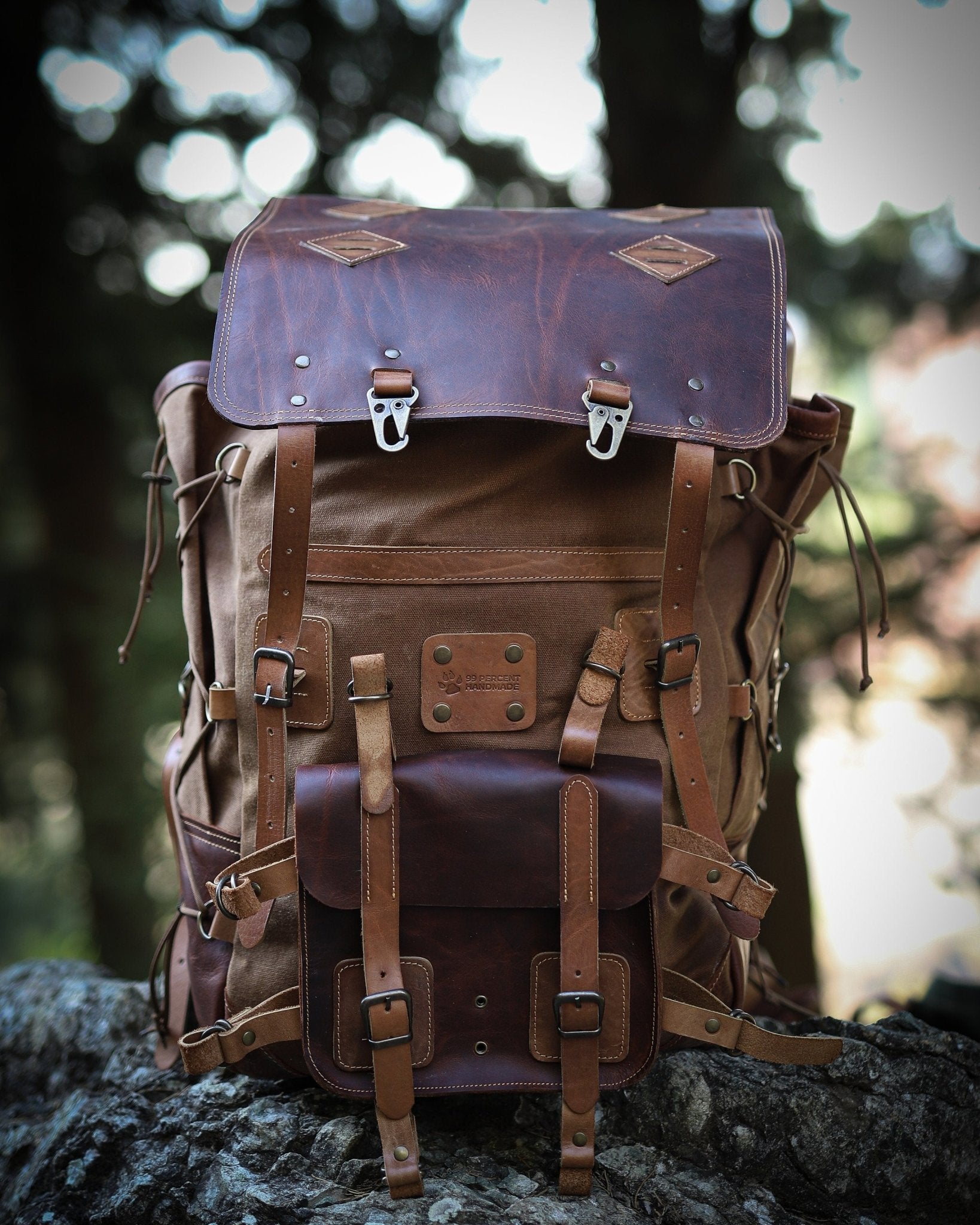 Leather Duffle Bag, Handmade Mens Leather Weekend Bag, Personalized Du