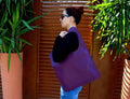 Modern Genuine Leather Handmade  Oversized Asymmetrical Tote bag with wallet, designers elegant bag, daily use | For Special Discont PM Me  99percenthandmade Purple  