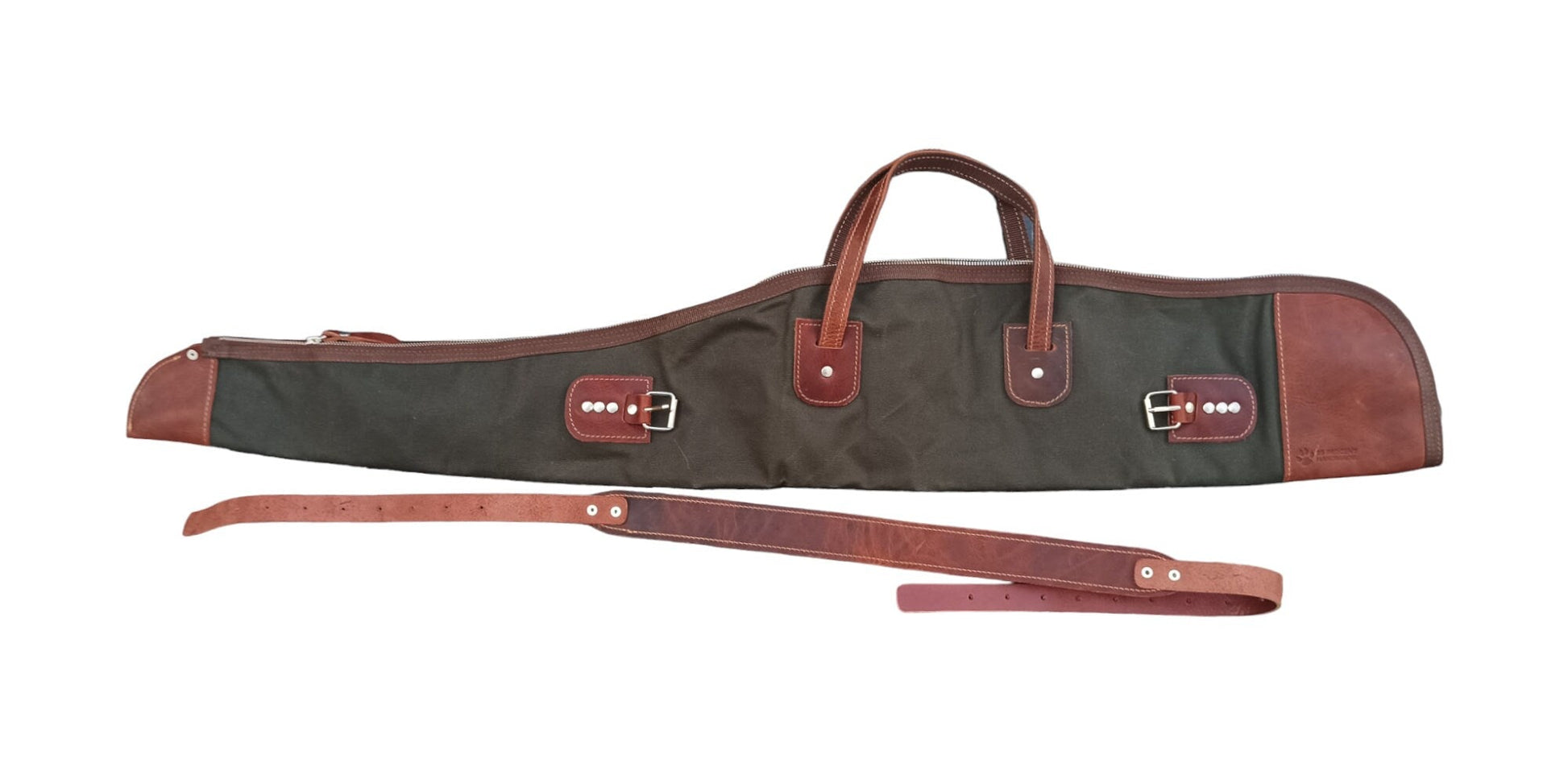 New 60 inc to 40 inc Rifle Bag Waxed Canvas and Leather, Handmade Made to order  99percenthandmade   