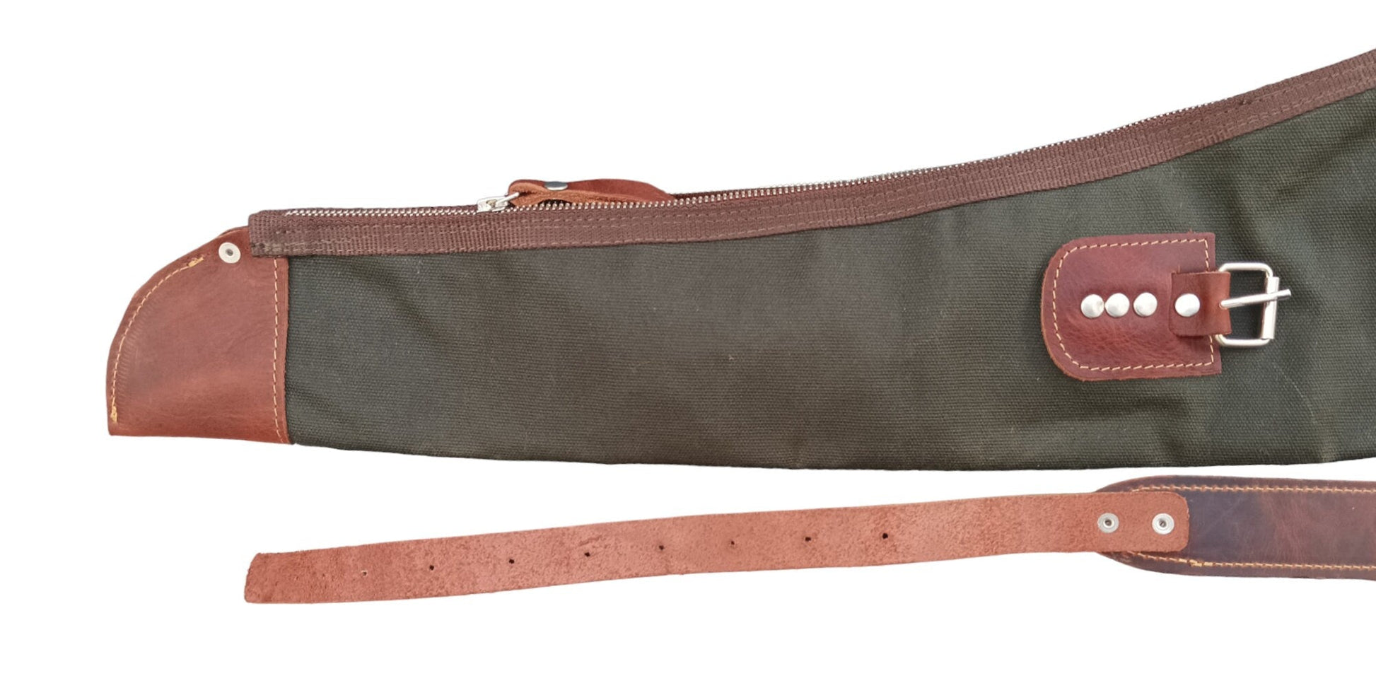 New 60 inc to 40 inc Rifle Bag Waxed Canvas and Leather, Handmade Made to order  99percenthandmade   