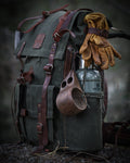 Only 10 Pieces With 3 Colour, Handmade Leather and Waxed Canvas Backpack for Travel, Camping | 50 Liter | Personalization  for your request  99percenthandmade   