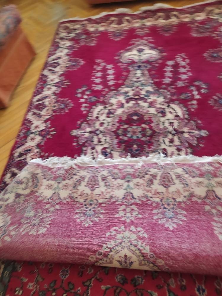 Oversize Rug 9'8 x 6'1 ft | Masterpiece Pre-1960 Semi Antique | Vegetable Dye Hand Knotted Wool Rug  | Palace mansion | Museum Quality  99percenthandmade   