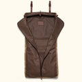 Personalized | Leather | Canvas | Suit Carrier | Dress or Garment Carrier with Initials | Garment Bag | Groomsmen Gift |  99percenthandmade   