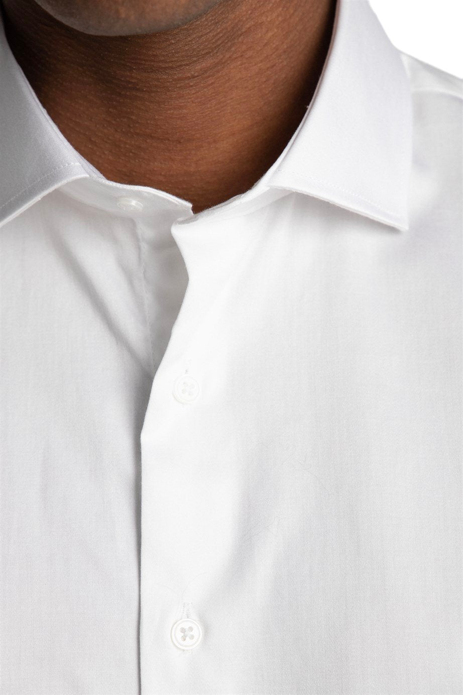 Slim Fit Long Sleeve Premium Cotton White Shirt 99percenthandmade   