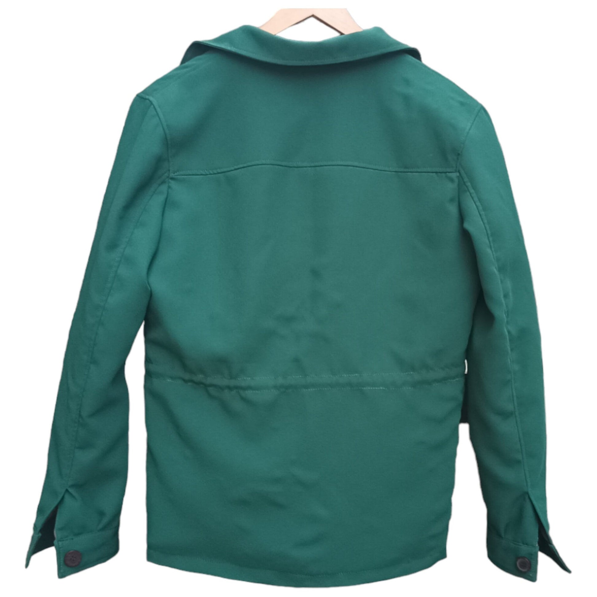 Tailored to Your Size Green Wool Silk Jacket inside is Flannel cotton  99percenthandmade   