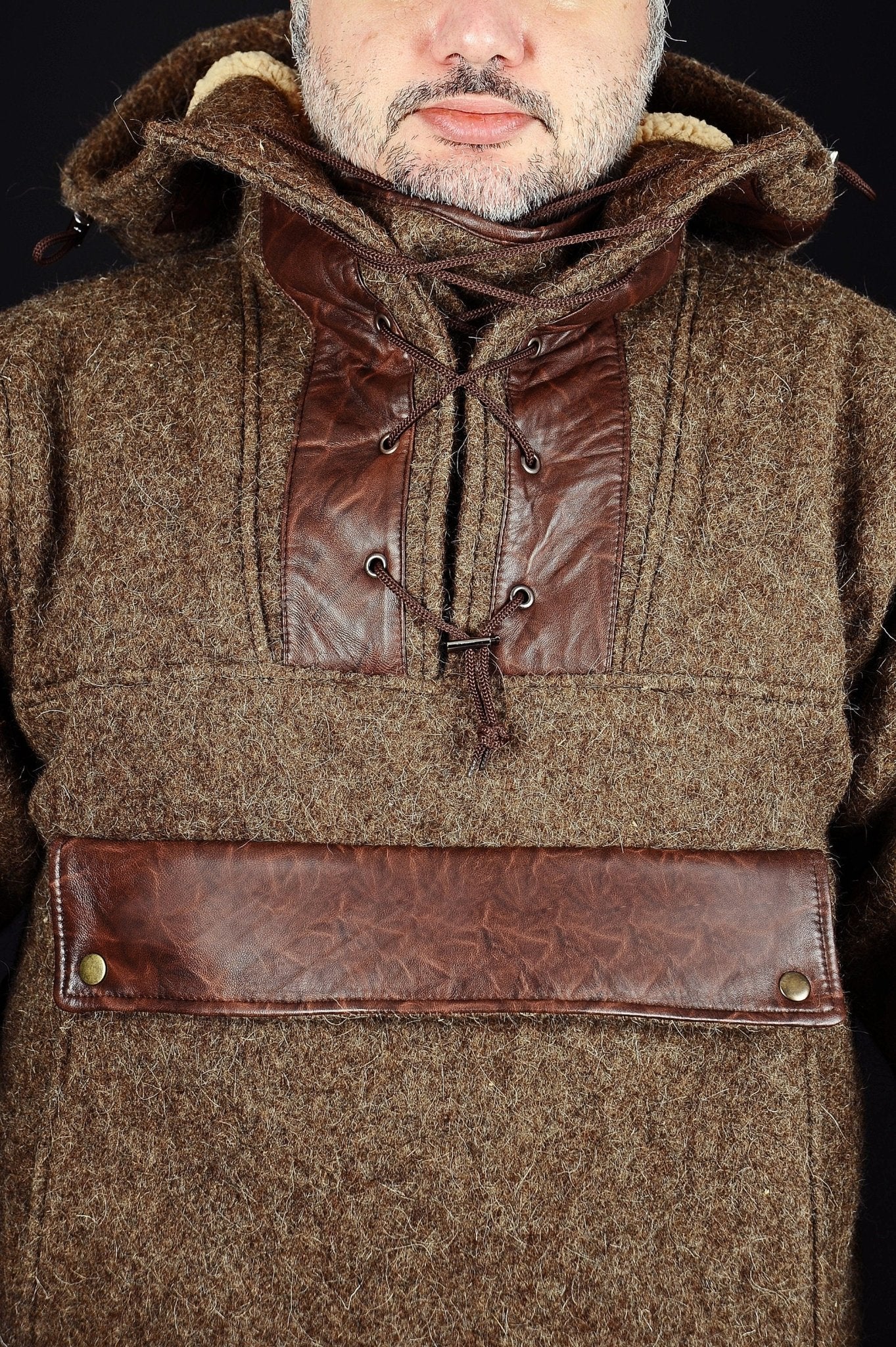 Anorak leather sales