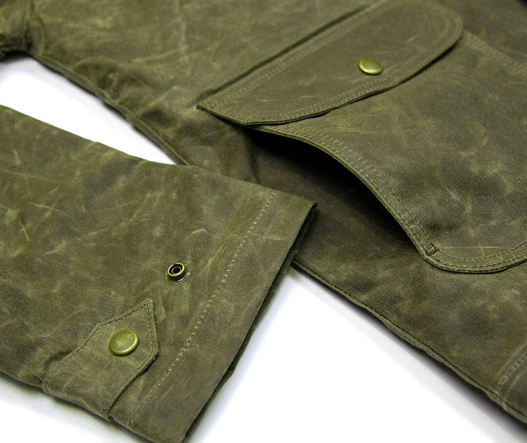 Waxed Canvas Jacket | Tailored to Your Size | Brown | Green |  Leather Jacket | Canvas Jacket | Gifts For Men  99percenthandmade   