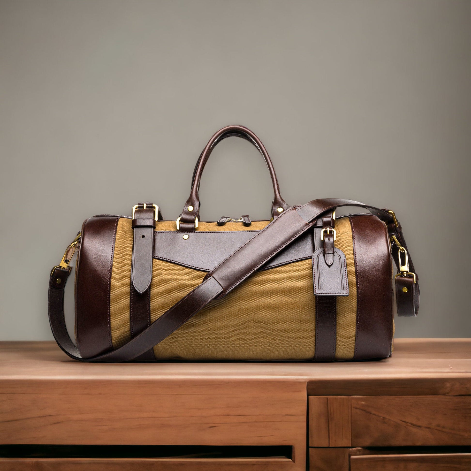 Handmade Leather Duffel Bags  Handmade Leather Weekender Bags