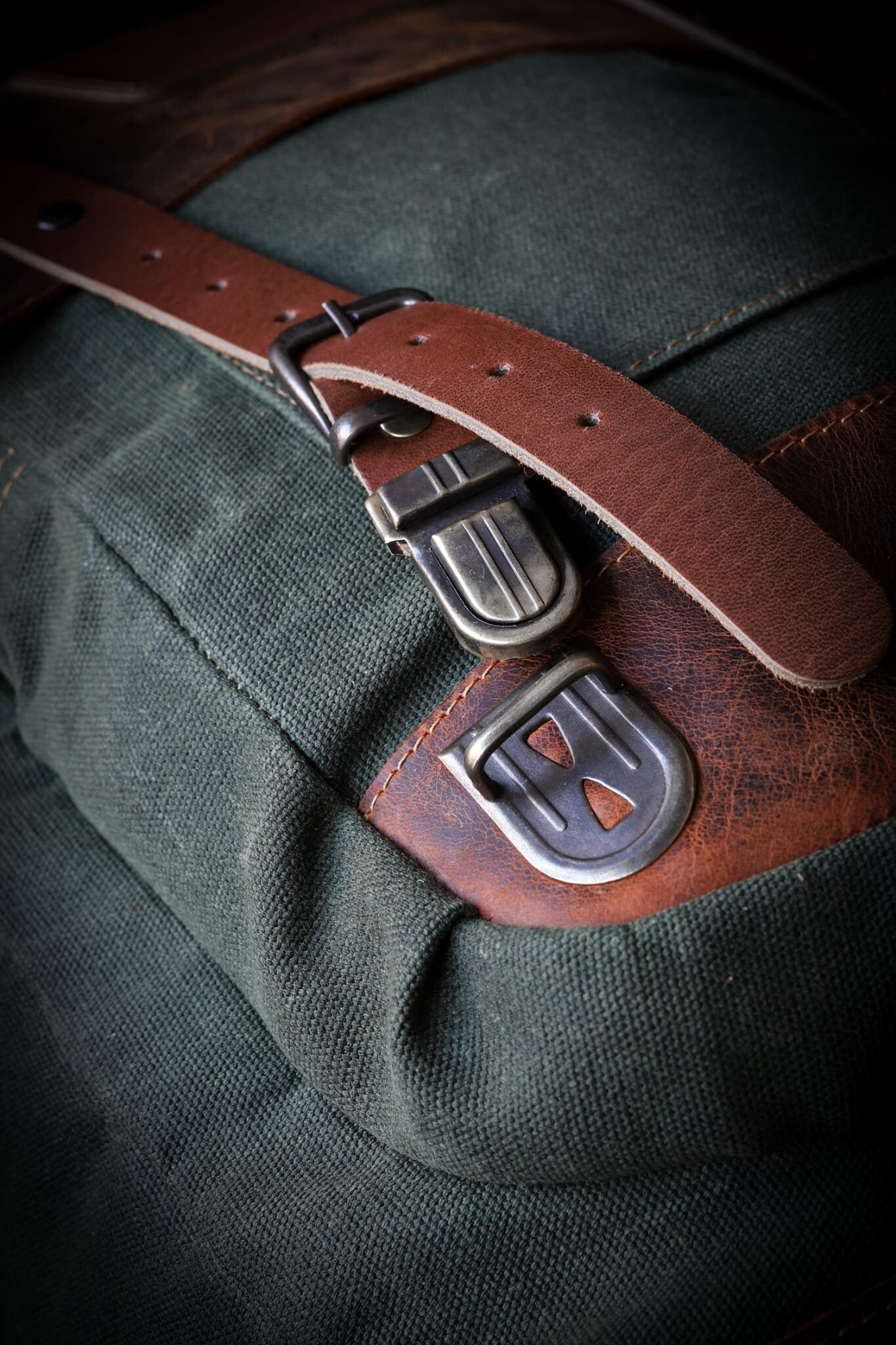 With Zipper | Handmade | Hiking Backpack | Daypack |  Custom | Leather | Canvas | Bushcraft Backpack | Camping Backpack | Bag | Rucksack  99percenthandmade   